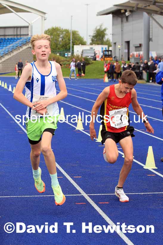 Boys under-13s 2022 Northern Road Relays, SportsCity, Manchester. Photo: David T. Hewitson/Sports for All Pics